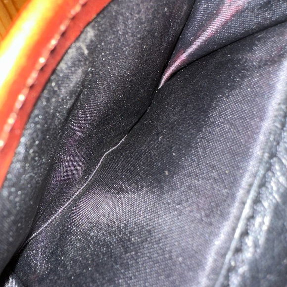 Brighton Brown Black Leather Wallet with Silver Hardware - Picture 8 of 8